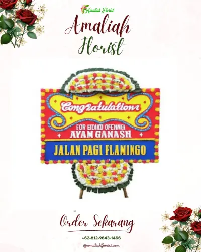 Bunga Papan Congratulation di Karangpawitan